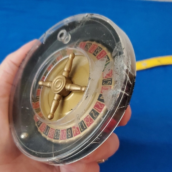 Vintage Roulette Wheel Paperweight - Picture 7 of 8